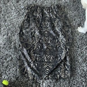 SnakeSkin Mini Dress